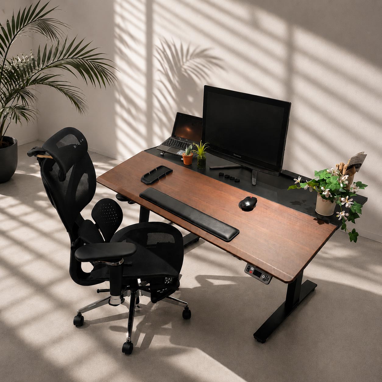 Niture everyday comfort bundle tilt desk with hammock 2 chair