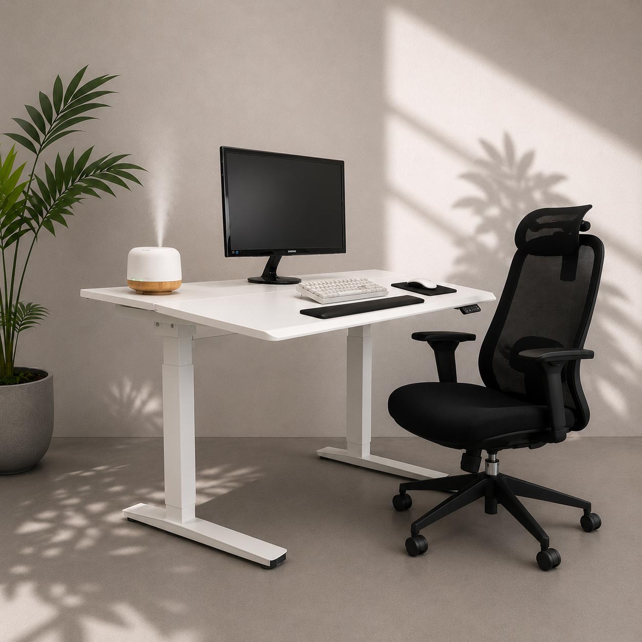 Niture value bundle tilt desk with orbit chair