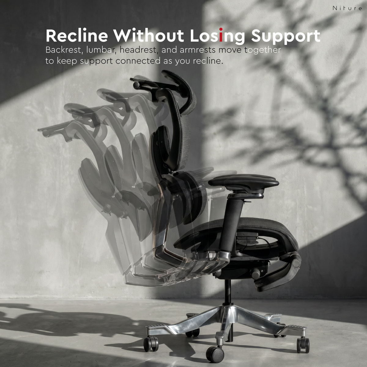 UltraSinc synchronized recline movement