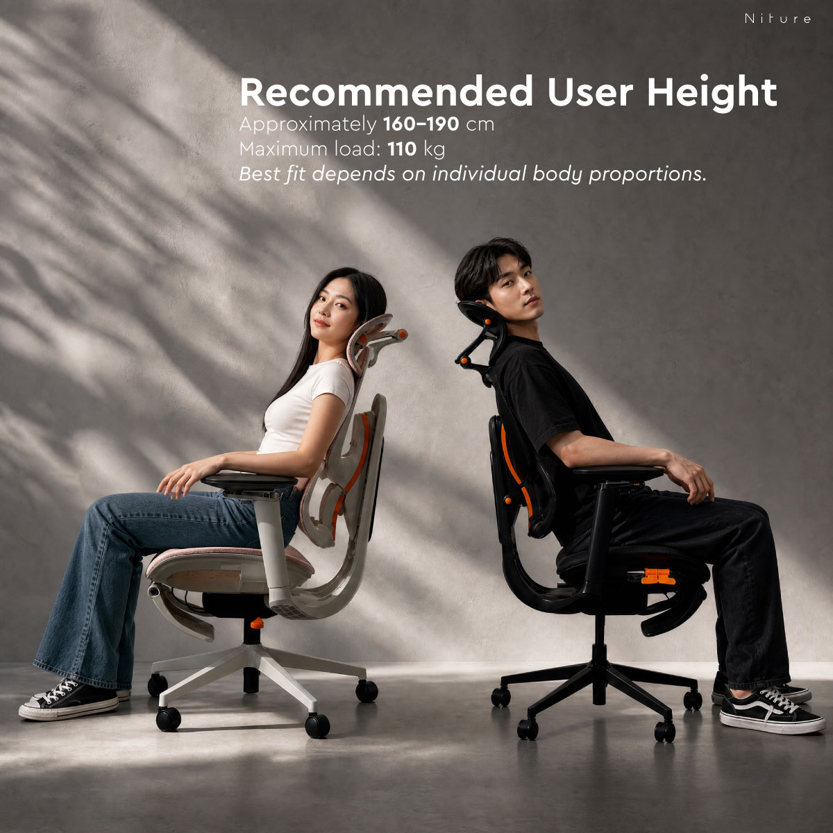 Sinc Air Recommended User Height