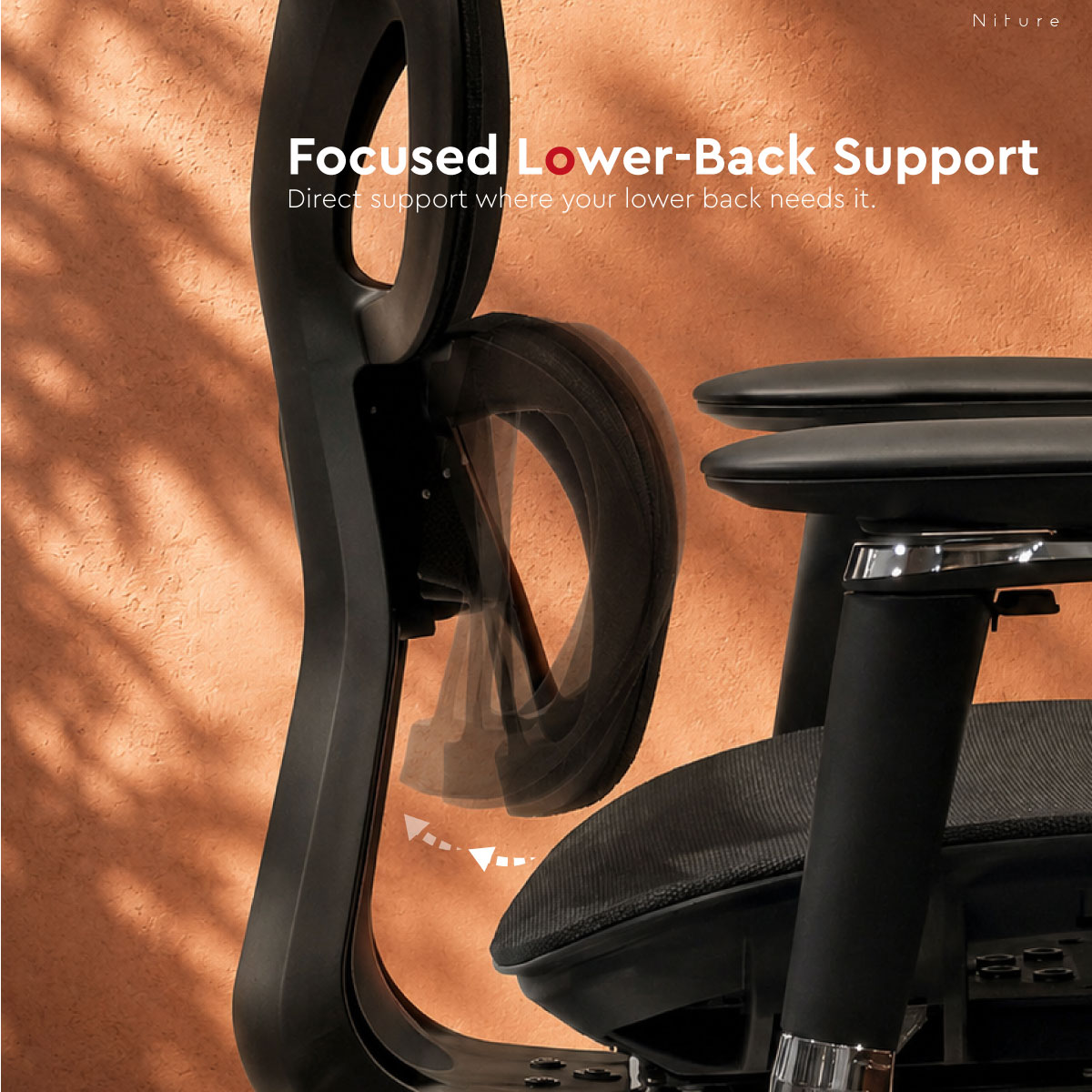 Hammock 1 focused lower-back lumbar support
