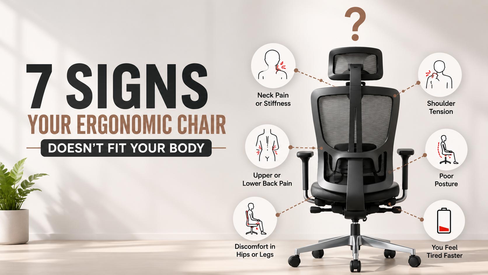 7 signs your ergonomic chair doesn't fit youur body