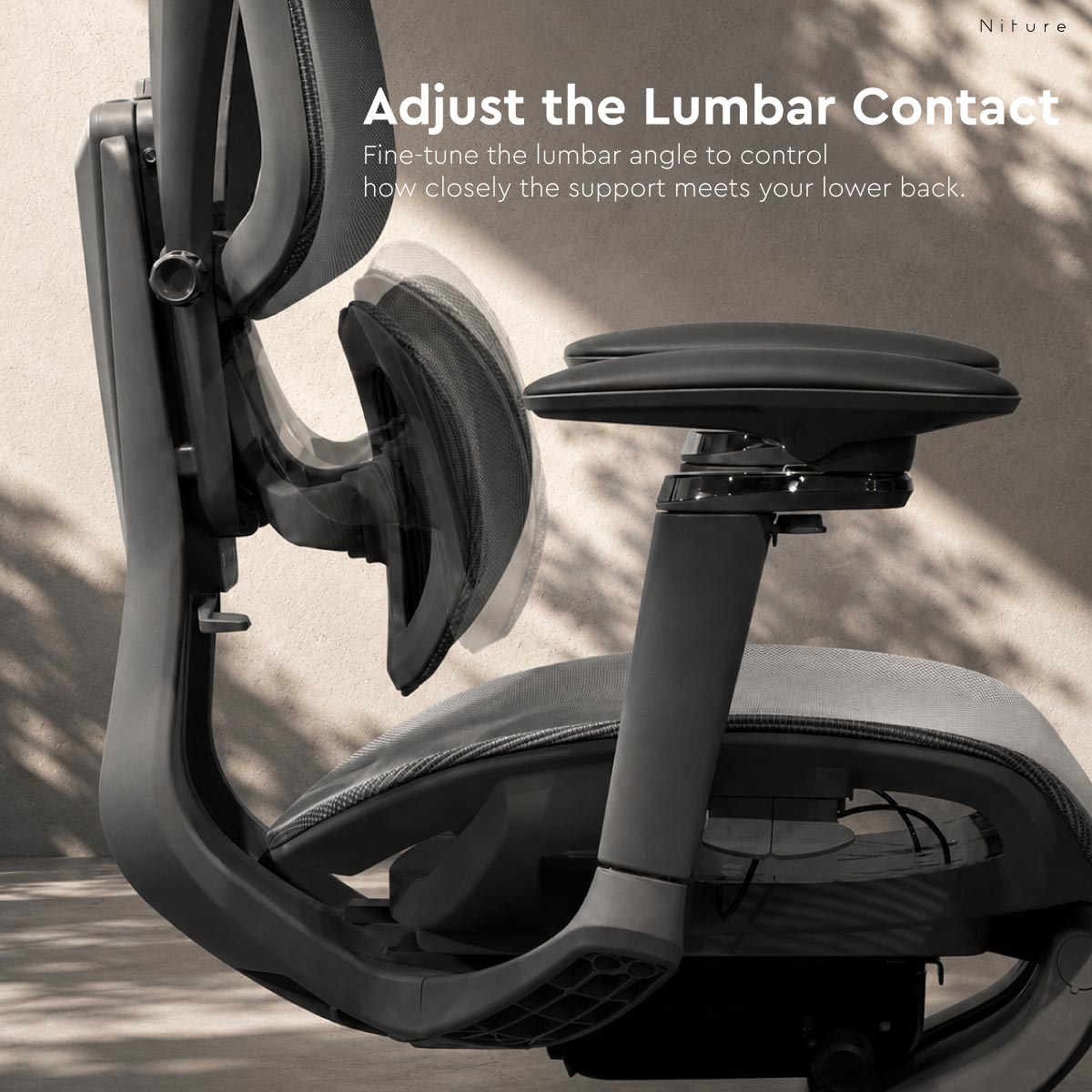 SINC 2 adjustable lumbar contact moving closer to the lower back