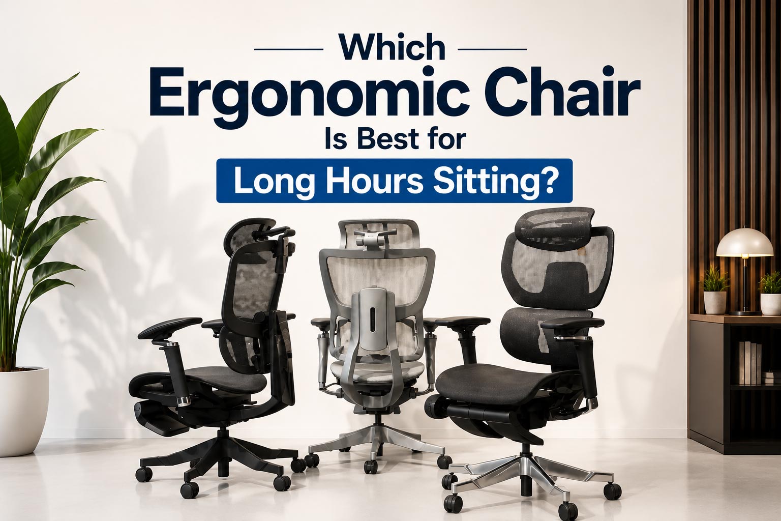 Which ergonomic chair is better for long hours sitting