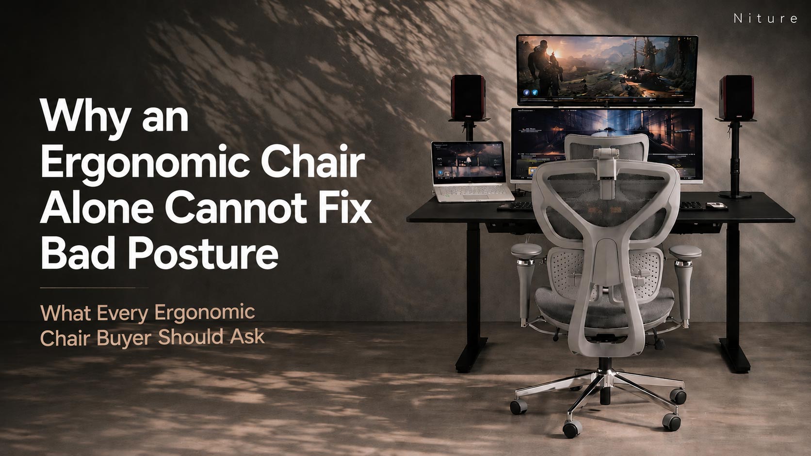Why an ergonomic chair alone cannot fix bad posture